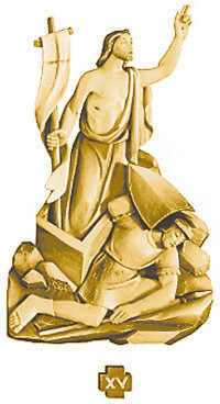 15. Station - Kreuzweg in Maria Königin